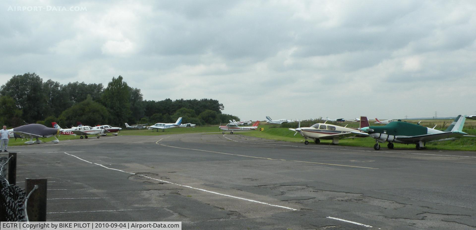 Elstree Airfield Airport, Watford, England United Kingdom (EGTR) - View towards western end of airfield