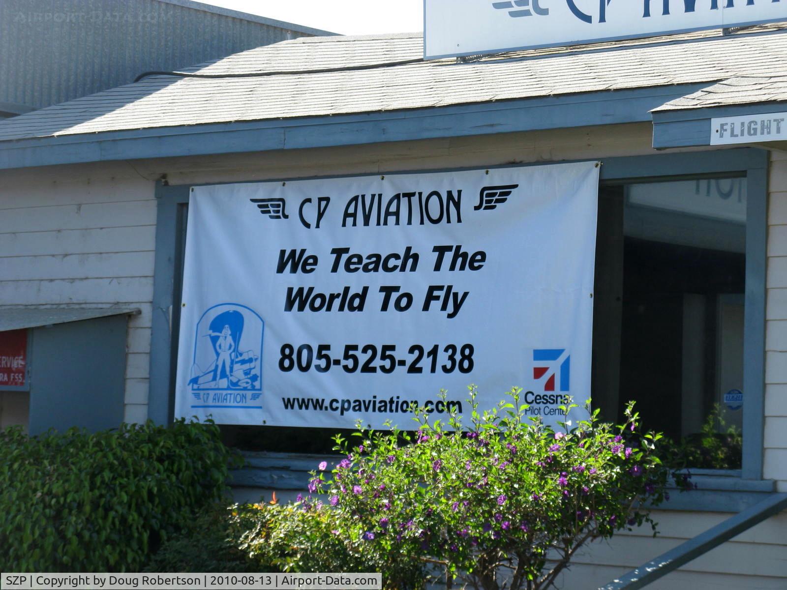 Santa Paula Airport (SZP) - CP AVIATION-We Teach the World to Fly.