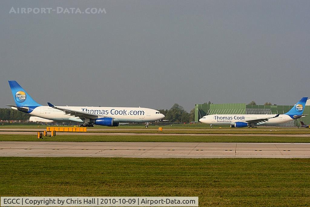 Manchester Airport, Manchester, England United Kingdom (EGCC) - Thomas Cook Airbus A330's at Manchester Airport