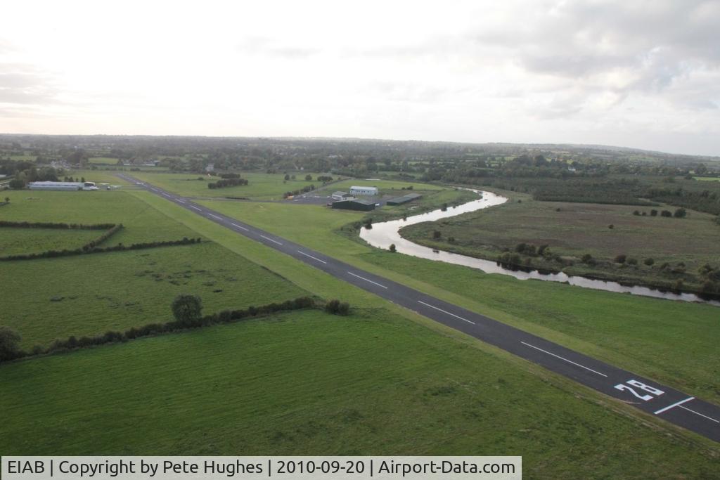 EIAB Airport - Abbeyshrule, Ireland seen from balloon G-BRUV