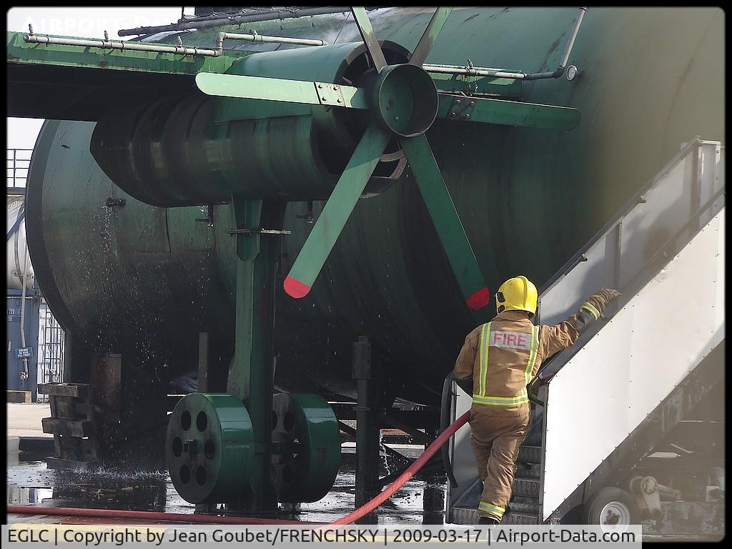 London City Airport, London, England United Kingdom (EGLC) - fire training