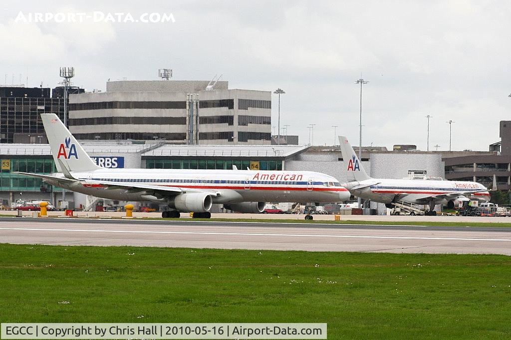 Manchester Airport, Manchester, England United Kingdom (EGCC) - American Airlines Boeing 757's at Manchester Airport