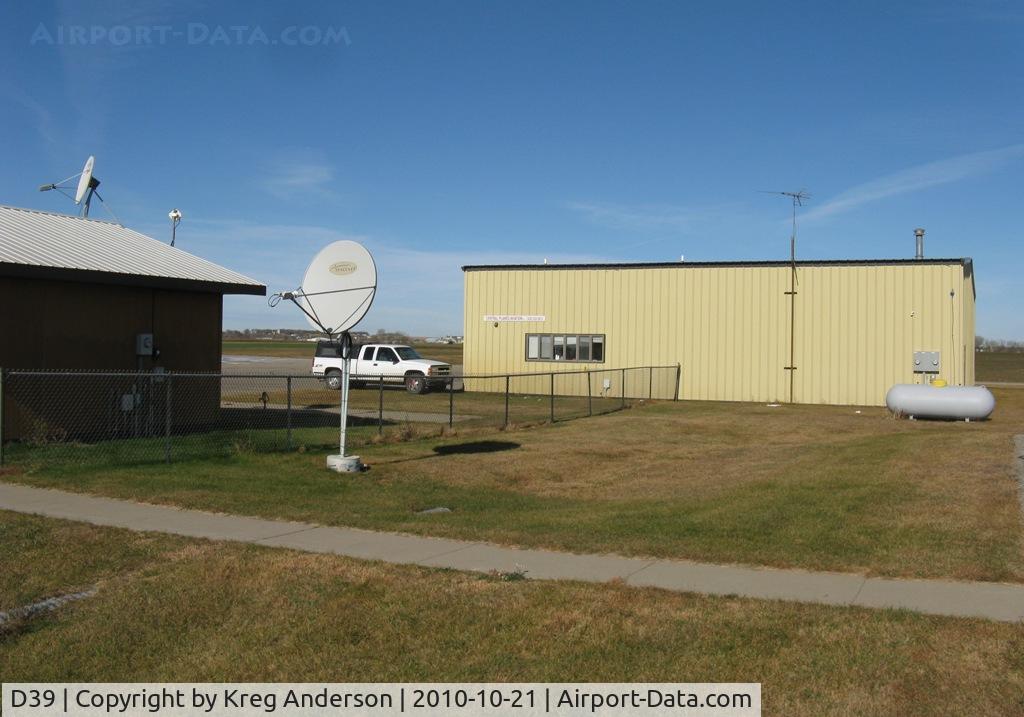 Sauk Centre Municipal Airport (D39) - The Central Planes Aviation hangar at Sauk Centre Municipal Airport in Sauk Centre, MN.