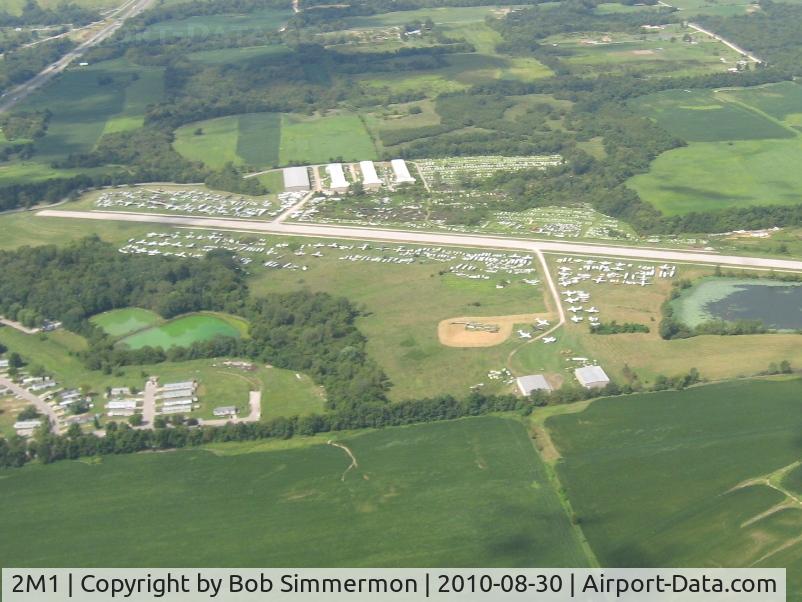 Harry S Truman Regional Airport (2M1) - View of White Industries collection of a/c being parted out.
