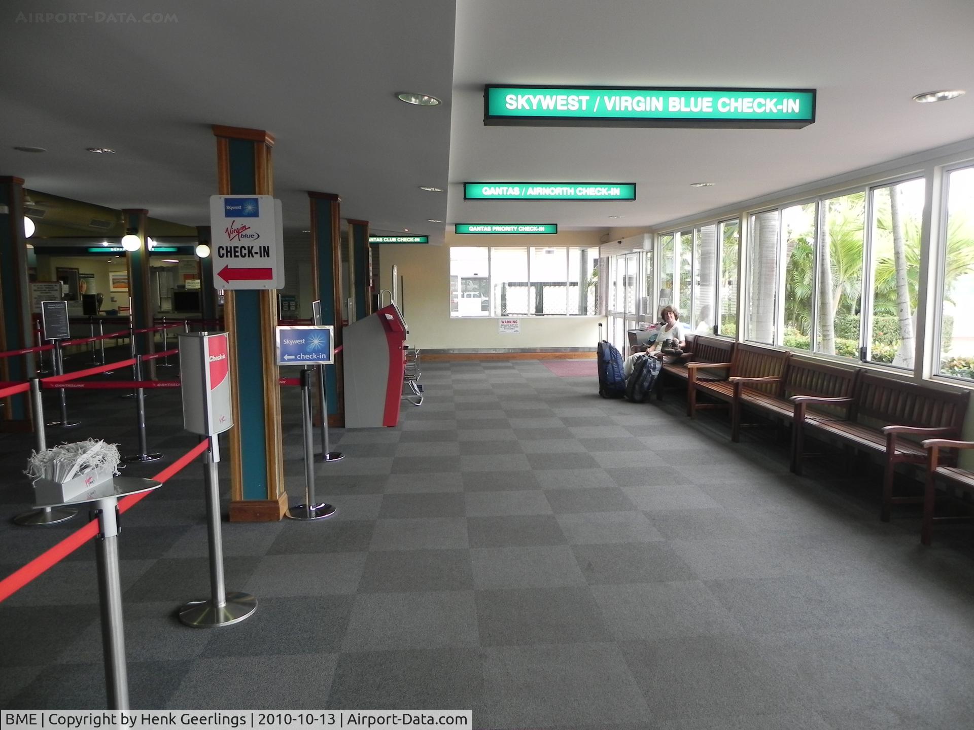 Broome International Airport, Broome, Western Australia Australia (BME) - Check in area