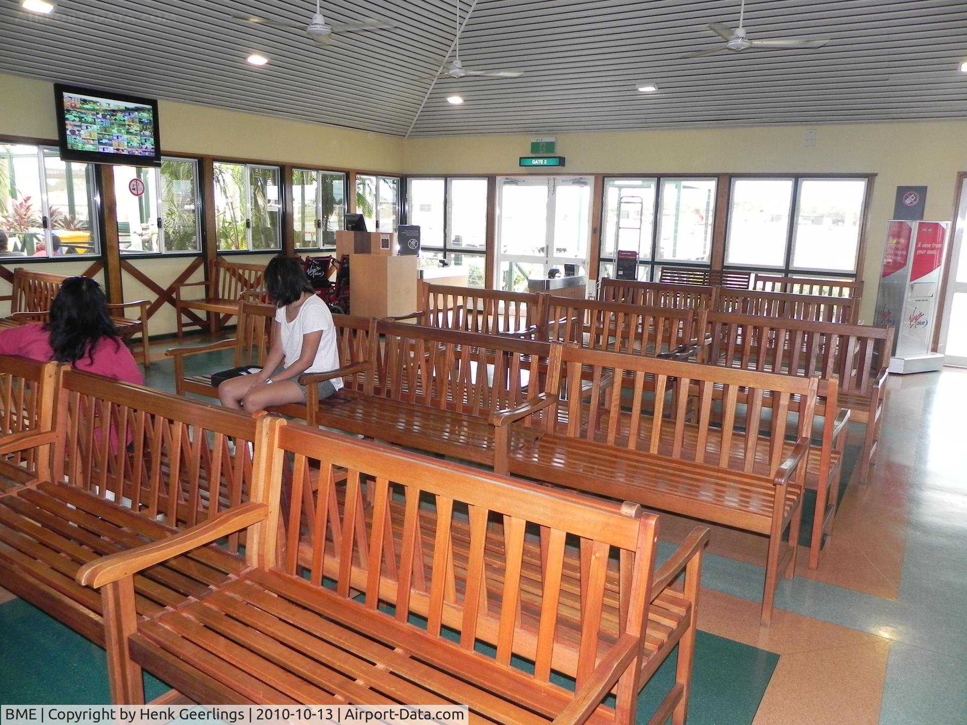 Broome International Airport, Broome, Western Australia Australia (BME) - Waiting room, Airside