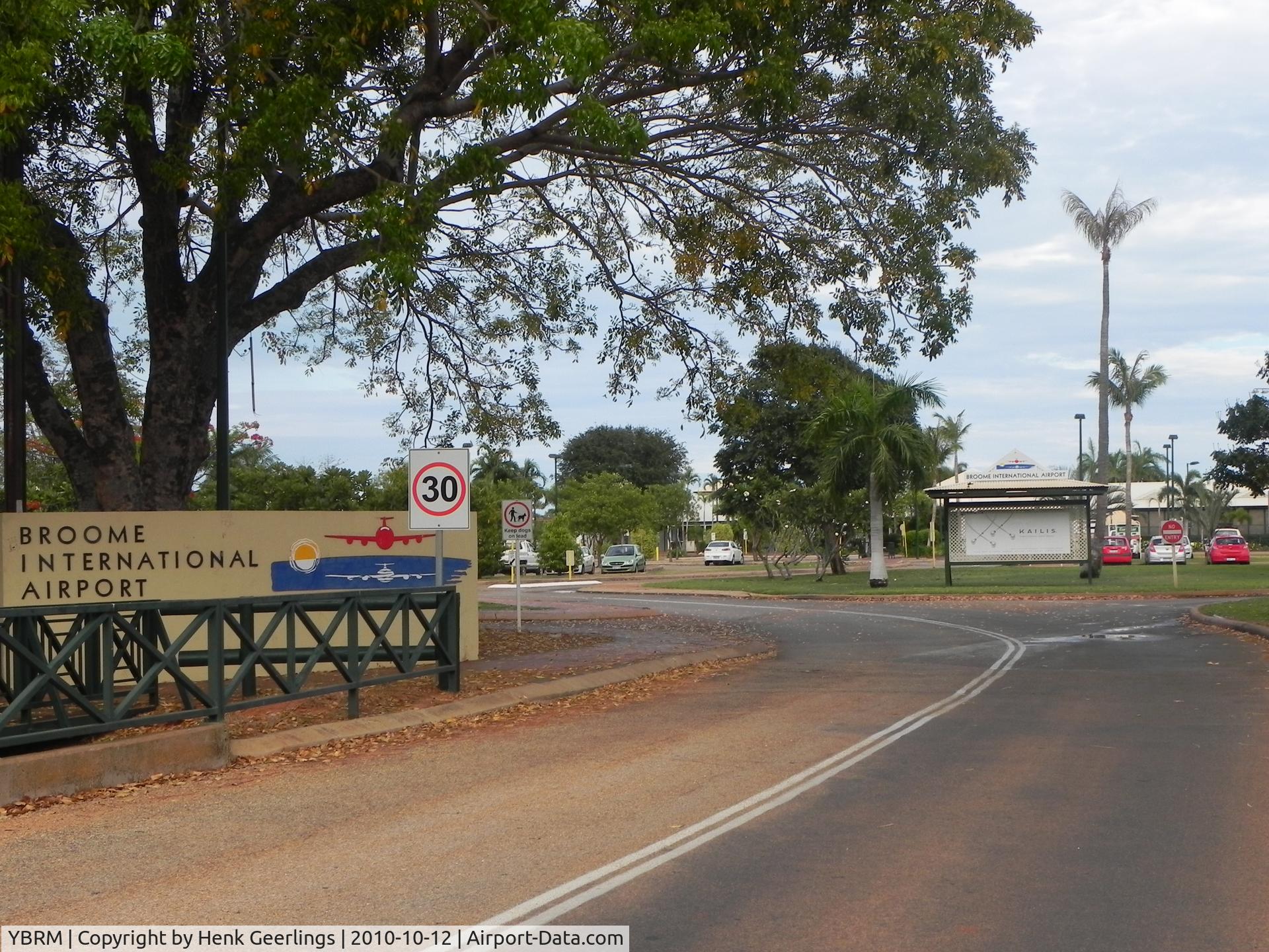 Broome International Airport, Broome, Western Australia Australia (YBRM) - Entrance to the airport