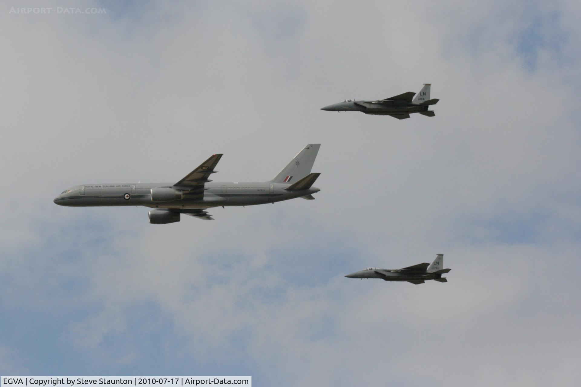 RAF Fairford Airport, Fairford, England United Kingdom (EGVA) - Battle of Britian flypast - taken at the Royal International Air Tattoo 2010