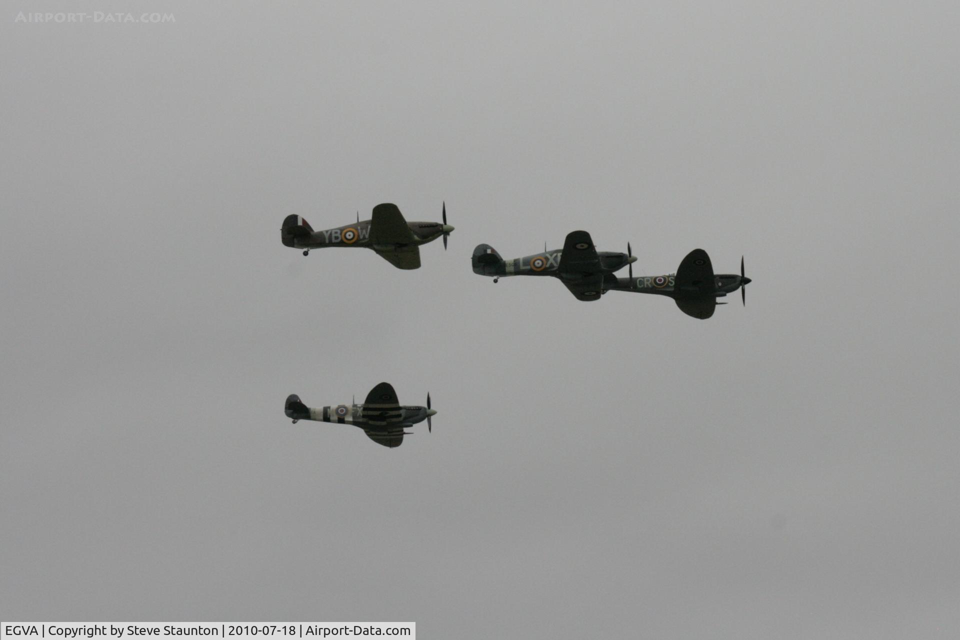 RAF Fairford Airport, Fairford, England United Kingdom (EGVA) - Battle of Britian flypast - taken at the Royal International Air Tattoo 2010