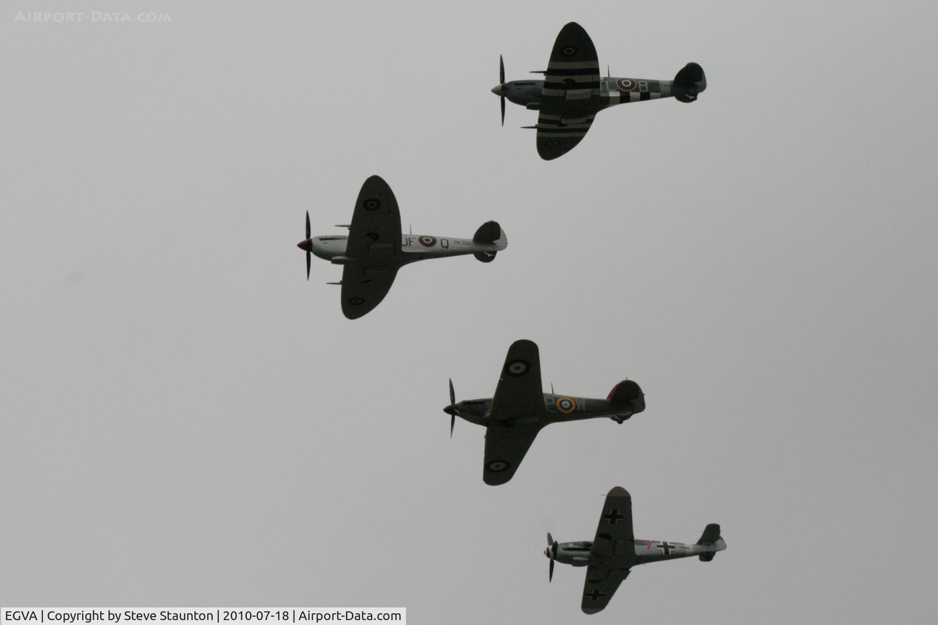 RAF Fairford Airport, Fairford, England United Kingdom (EGVA) - Battle of Britian flypast - taken at the Royal International Air Tattoo 2010