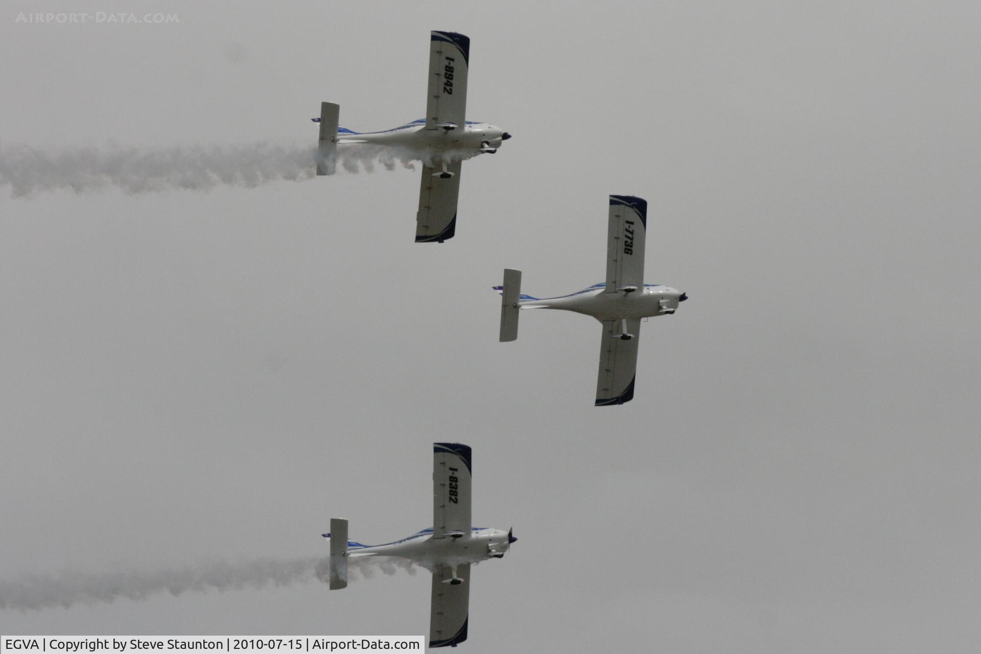 RAF Fairford Airport, Fairford, England United Kingdom (EGVA) - Texan Team, three disabed pilots flying close formation in these ultra lights - taken at the Royal International Air Tattoo 2010