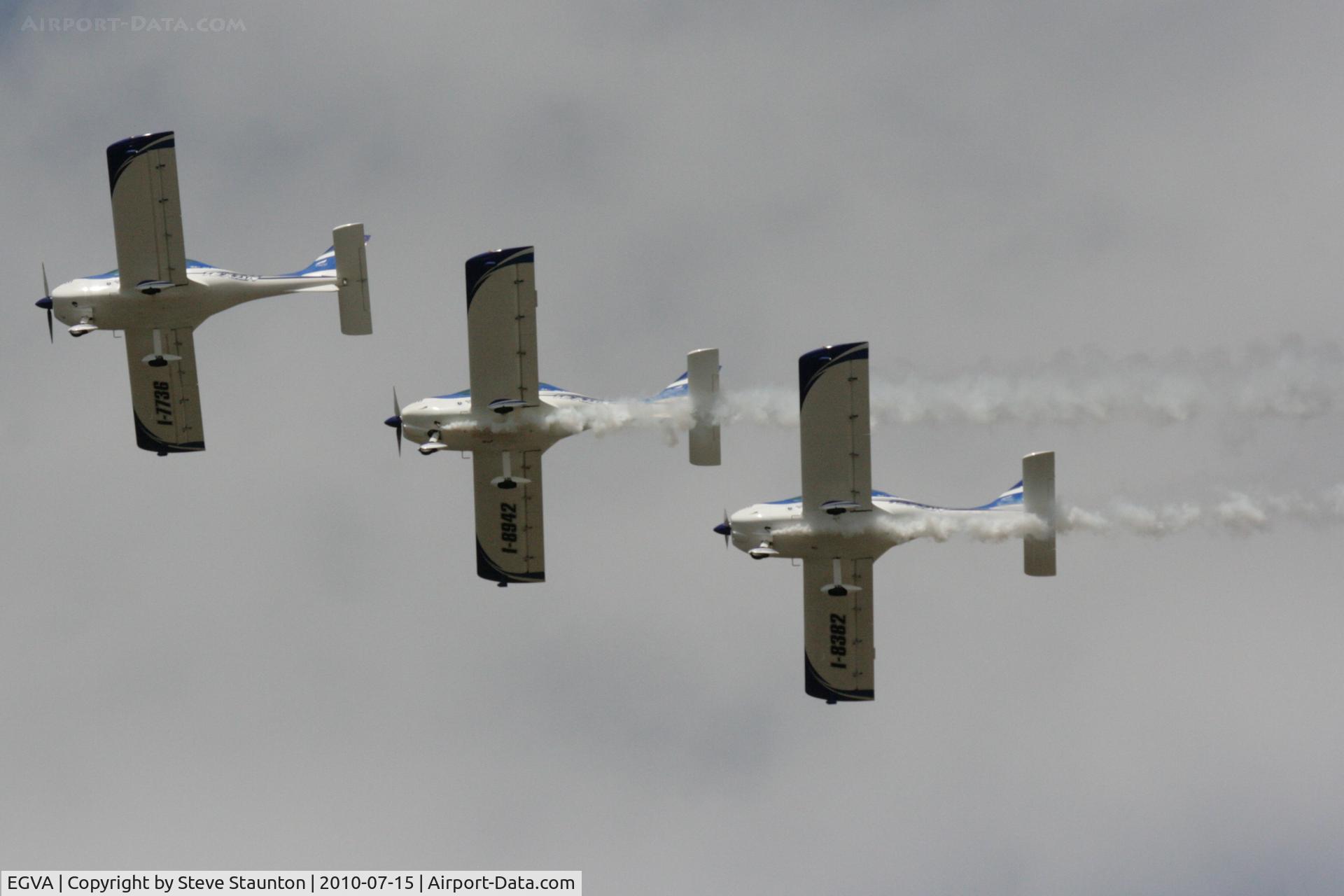 RAF Fairford Airport, Fairford, England United Kingdom (EGVA) - Texan Team, three disabed pilots flying close formation in these ultra lights - taken at the Royal International Air Tattoo 2010