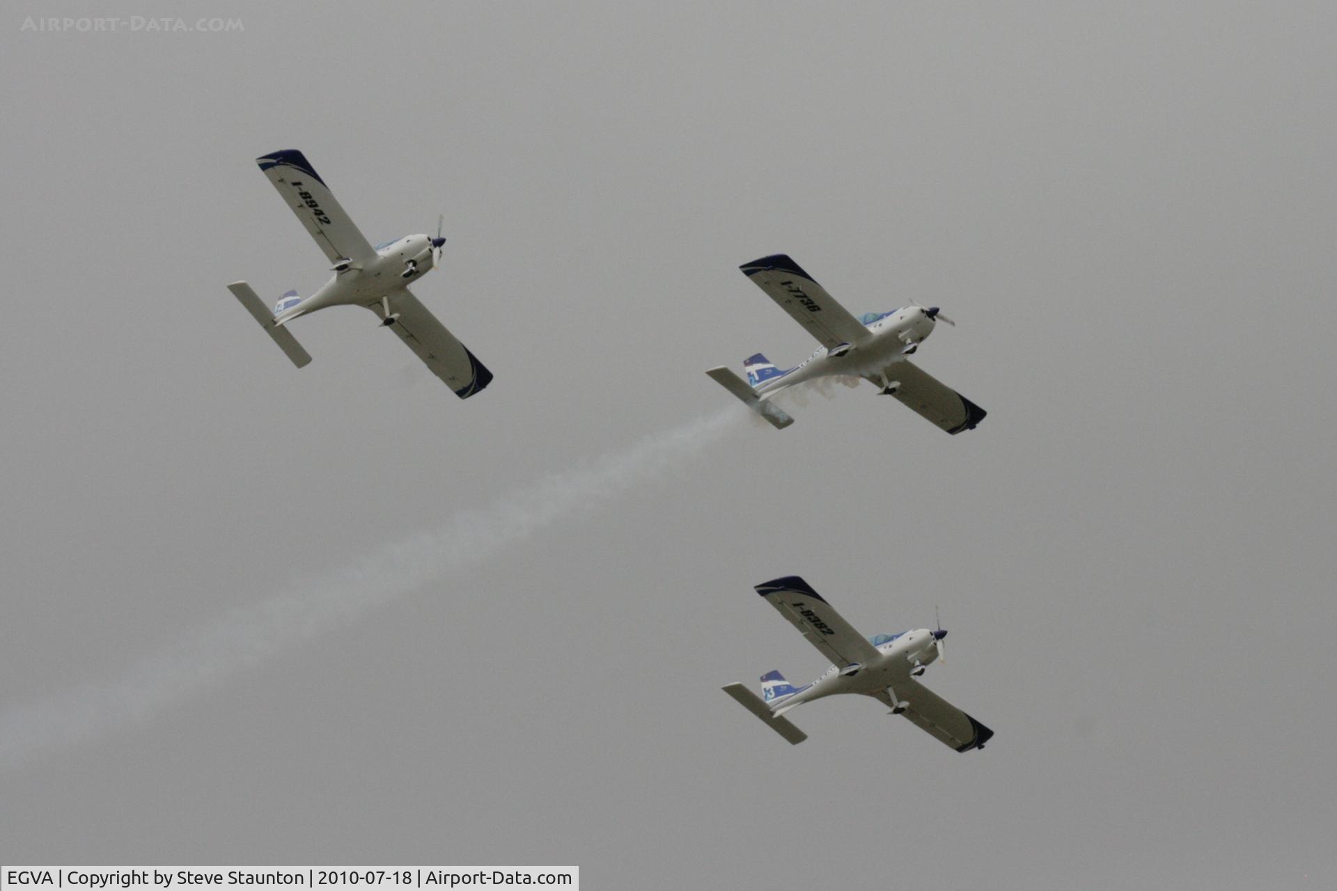 RAF Fairford Airport, Fairford, England United Kingdom (EGVA) - Texan Team, three disabed pilots flying close formation in these ultra lights - taken at the Royal International Air Tattoo 2010