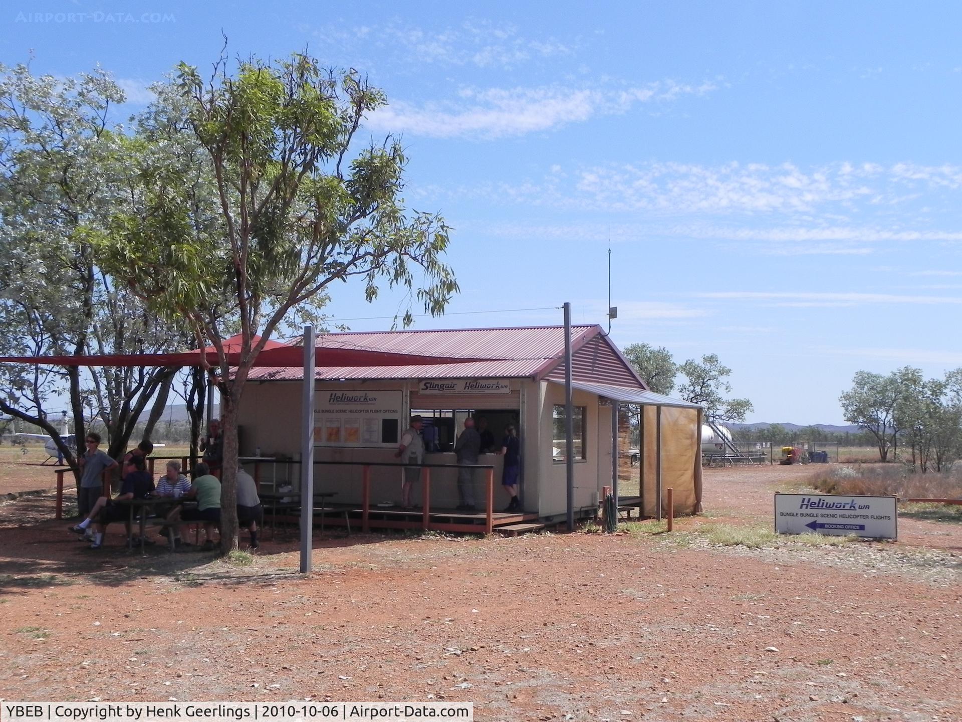 YBEB Airport - Terminal office  Slingair , Bellburn Airstrip , Western Australia , YBEB , 06 oct '10  