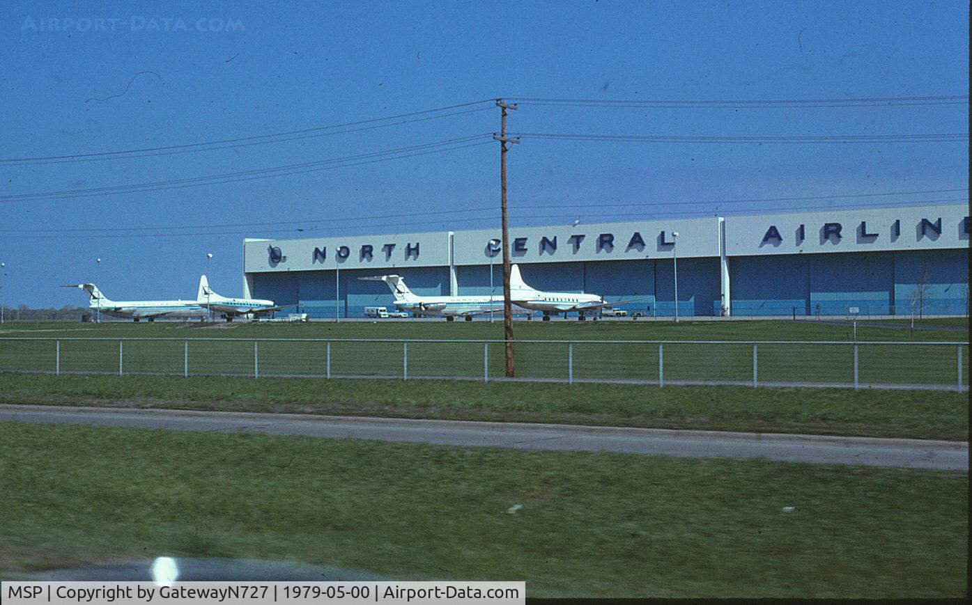 Minneapolis-st Paul Intl/wold-chamberlain Airport (MSP) - North Central hangar.