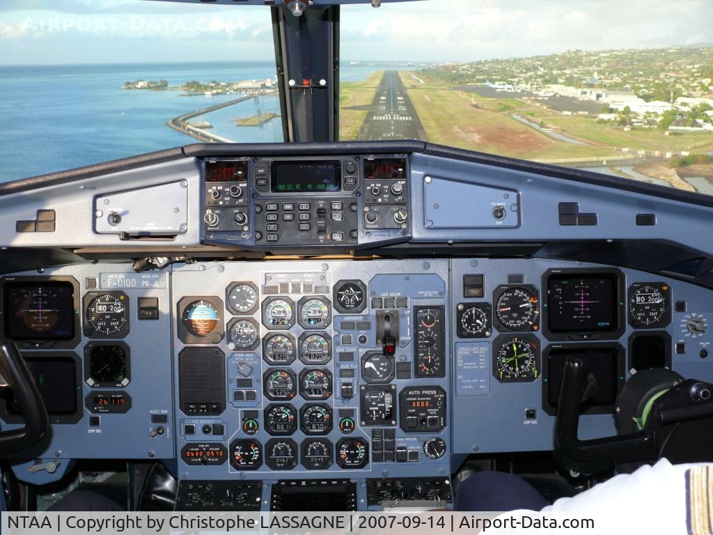 Faa'a International Airport, Faa'a, Tahiti French Polynesia (NTAA) - NTAA final 04 in ATR72
