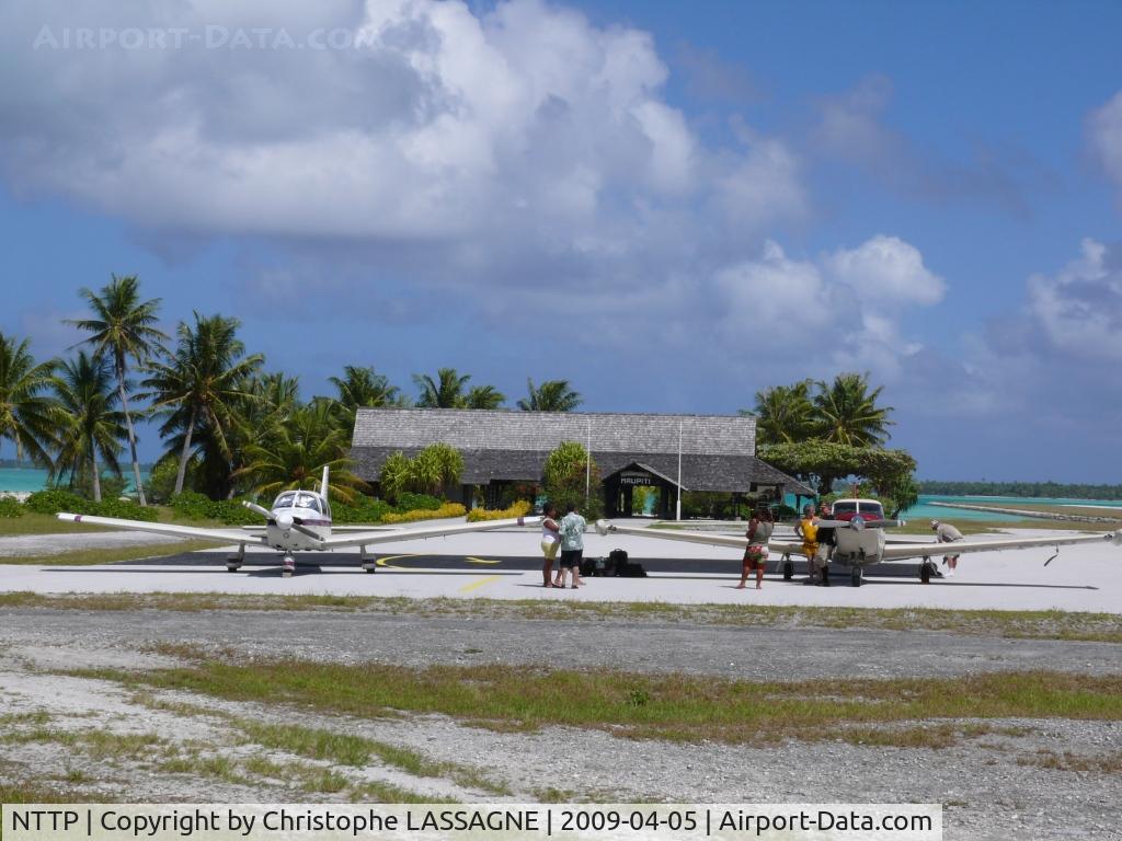 Maupiti Airport, Maupiti French Polynesia (NTTP) - Just arrived in Maupiti airport
