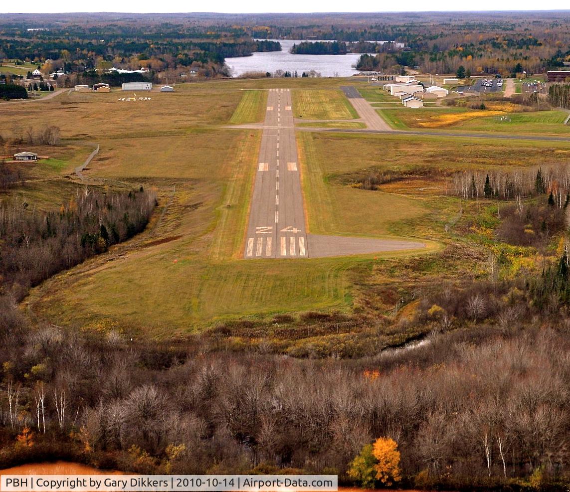 Price County Airport (PBH) - Short final ~ Runway 24