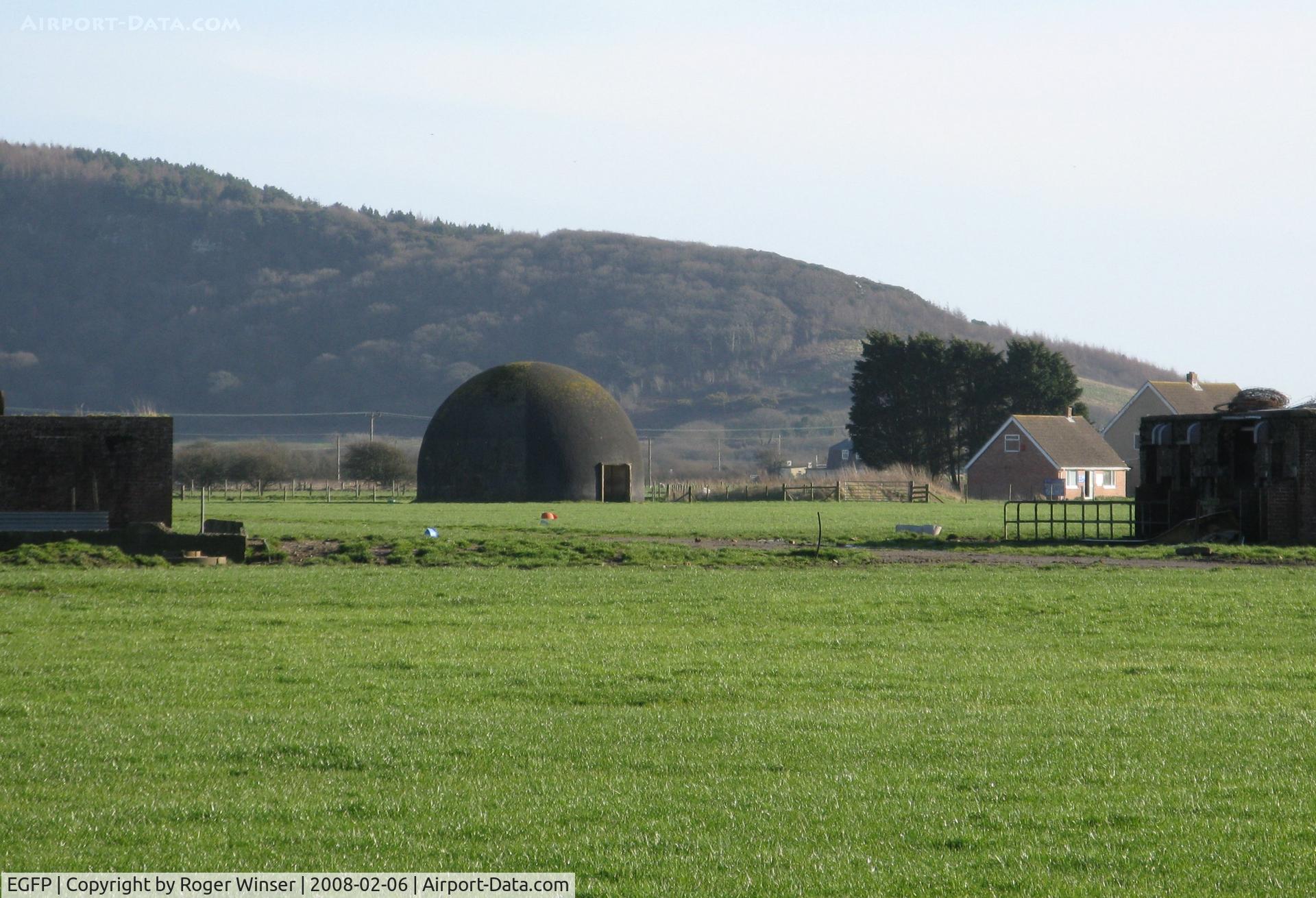 Pembrey Airport, Pembrey, Wales United Kingdom (EGFP) - The late 1930's dome trainer on the former RAF Station Pembrey technical site