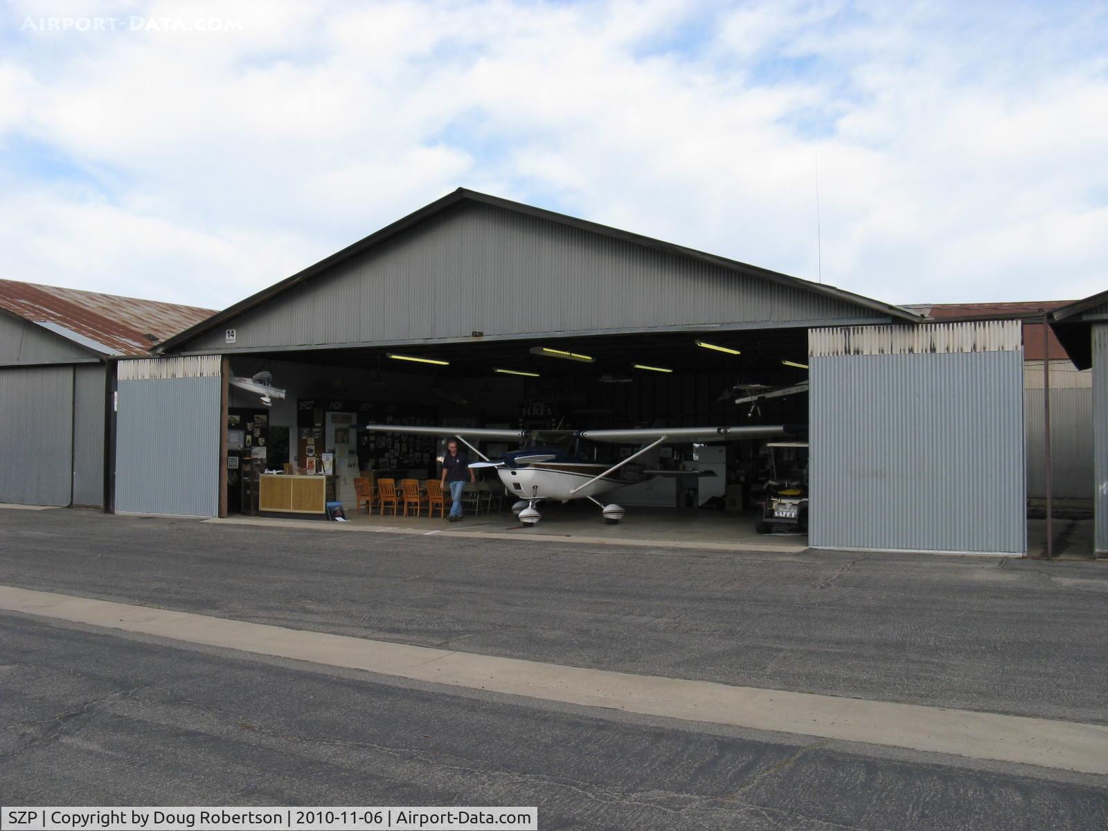 Santa Paula Airport (SZP) - Aviation Museum of Santa Paula Hangar ONE, 1930s era.