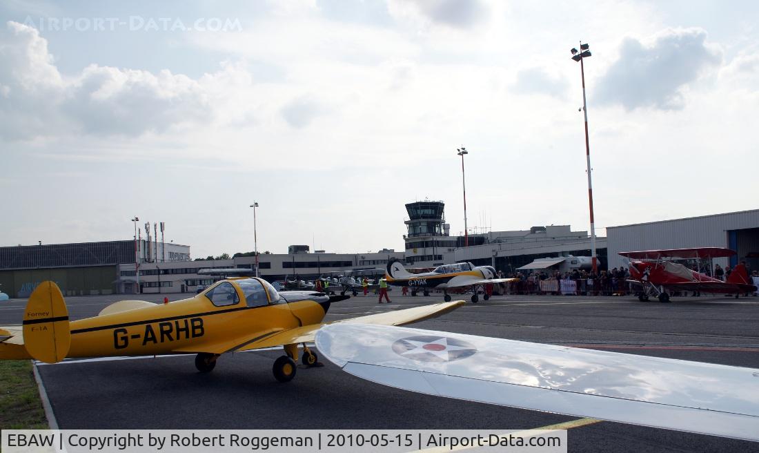 Antwerp International Airport, Antwerp / Deurne, Belgium Belgium (EBAW) - As seen from the tarmac.