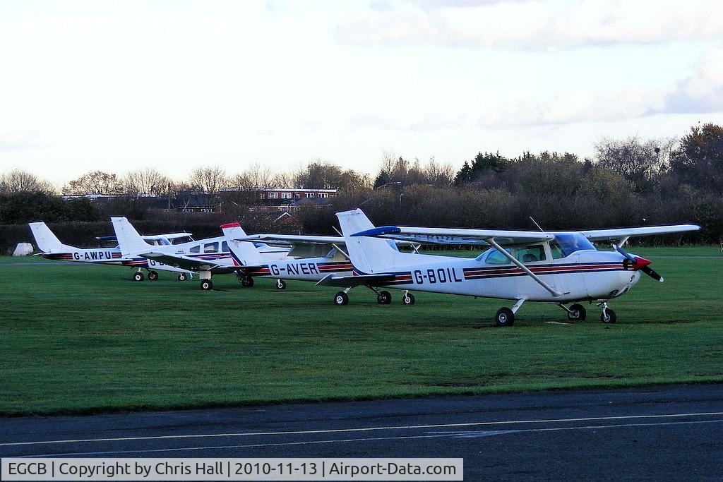 City Airport Manchester, Manchester, England United Kingdom (EGCB) - some of the Lancashire Aero Club fleet based at Barton Aerodrome