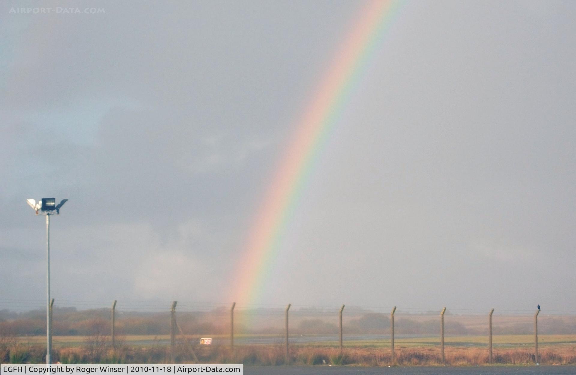 Swansea Airport, Swansea, Wales United Kingdom (EGFH) - After the storm. Looking to the north