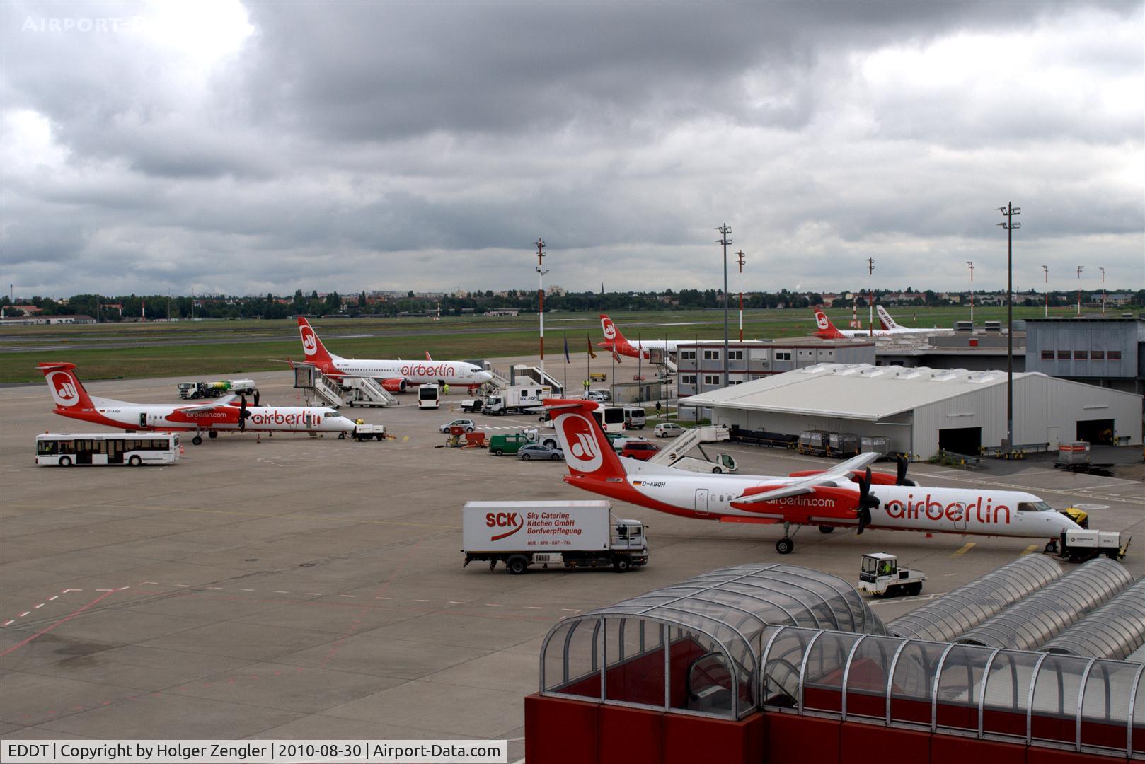 Tegel International Airport (closing in 2011), Berlin Germany (EDDT) - View over AIR BERLIN apron