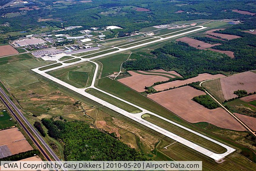 Central Wisconsin Airport (CWA) - CWA ~ Looking from southwest to northeast