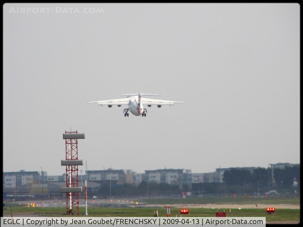 London City Airport, London, England United Kingdom (EGLC) - take off