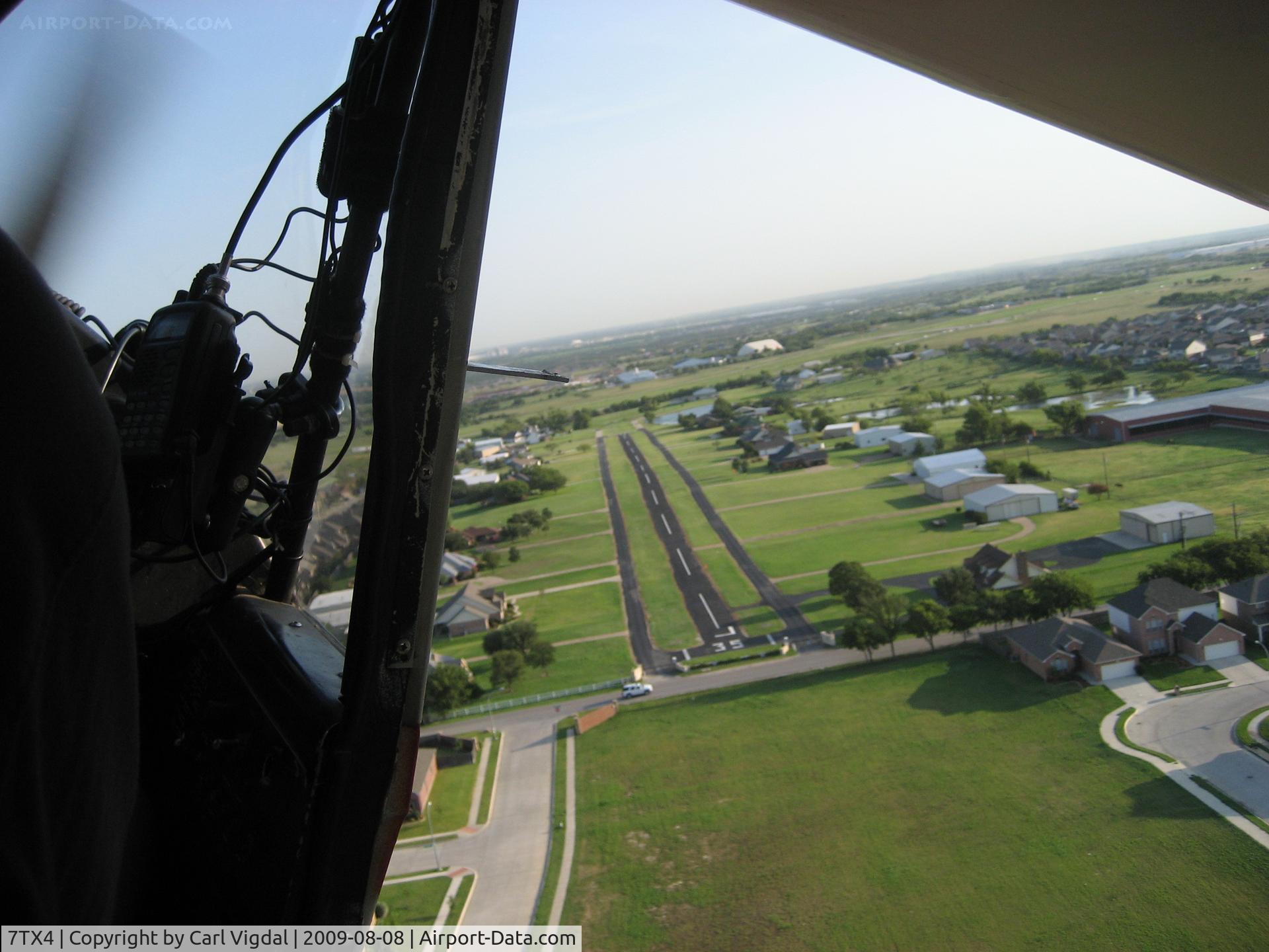 Hillcrest Airport (7TX4) - taken from 1947 PIPER PA12