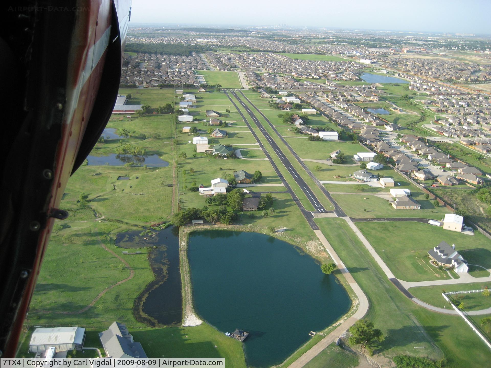 Hillcrest Airport (7TX4) - taken from 1947 PIPER PA12