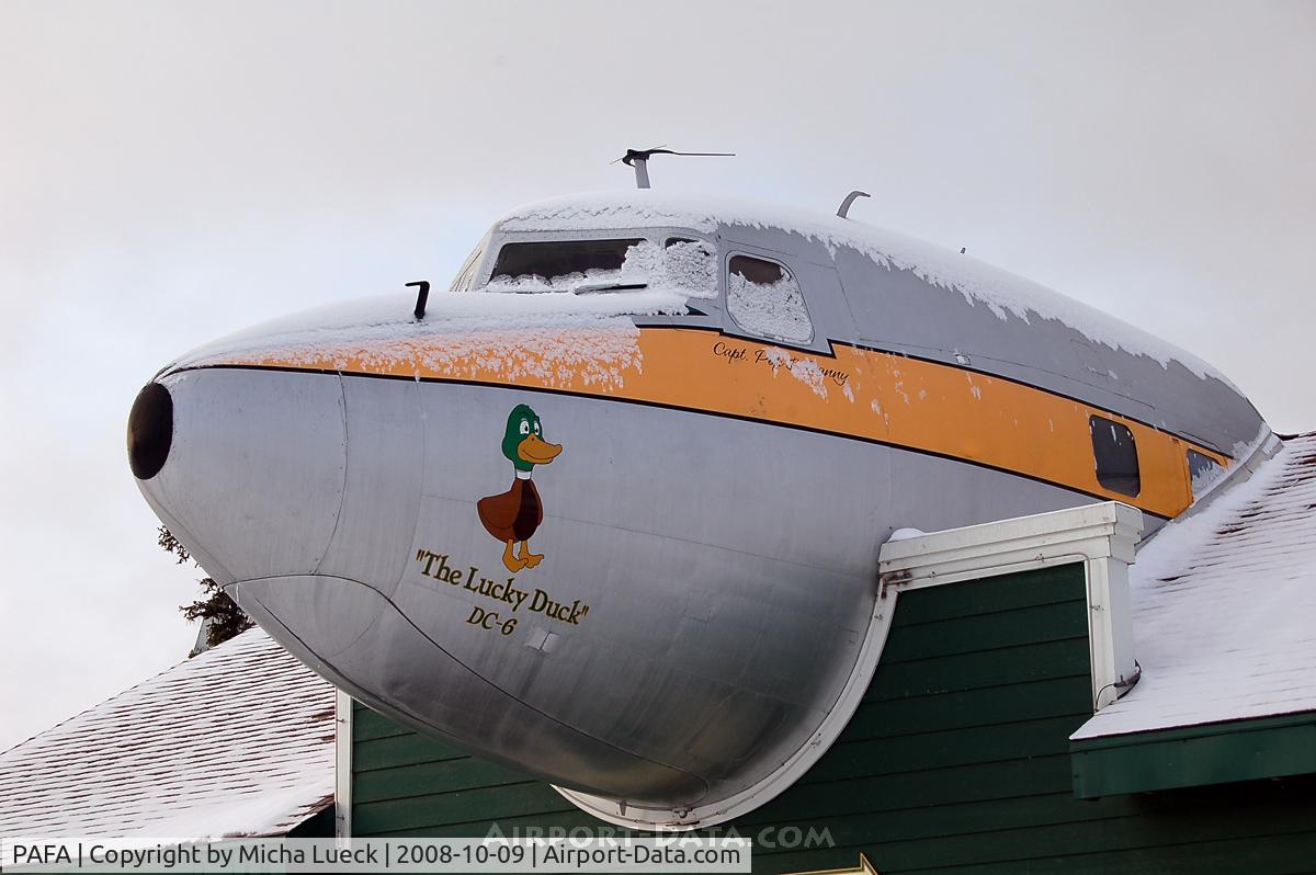 Fairbanks International Airport, Fairbanks, Alaska United States (PAFA) - DC-6 