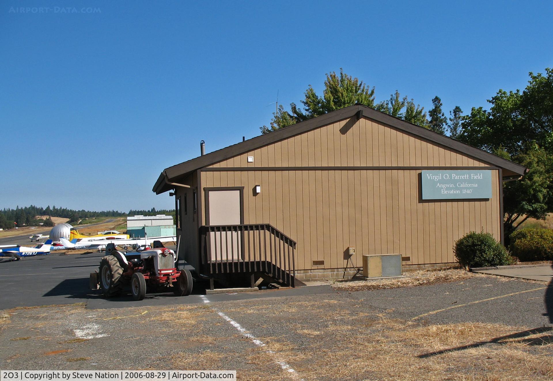 Angwin-parrett Field Airport (2O3) - Pacific Union College aviation program offices and pilot center at Virgil O. Parrett Field, Angwin, CA 
