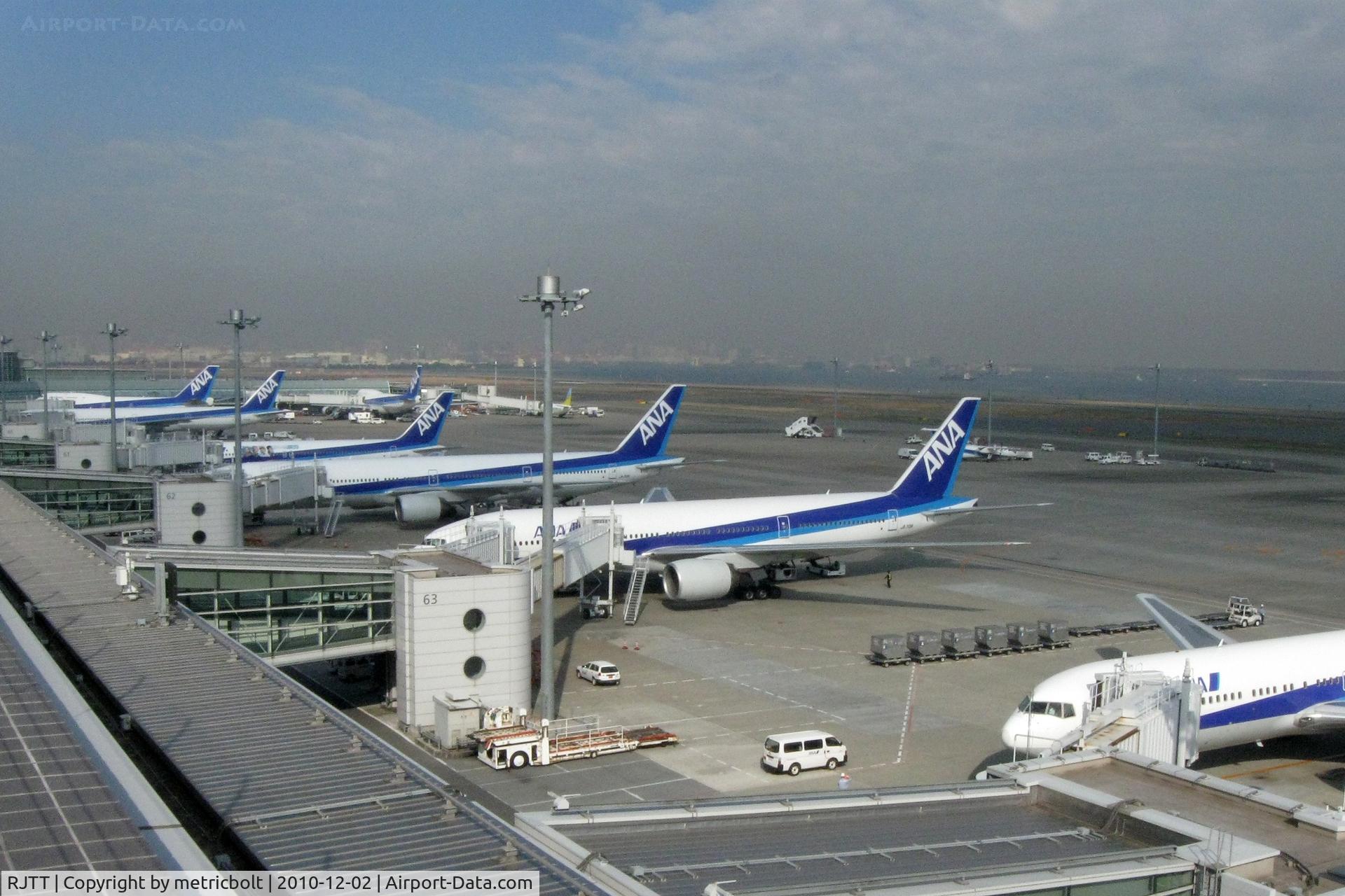 Tokyo International Airport (Haneda), Ota, Tokyo Japan (RJTT) - ANA fleet at Tokyo Haneda airport