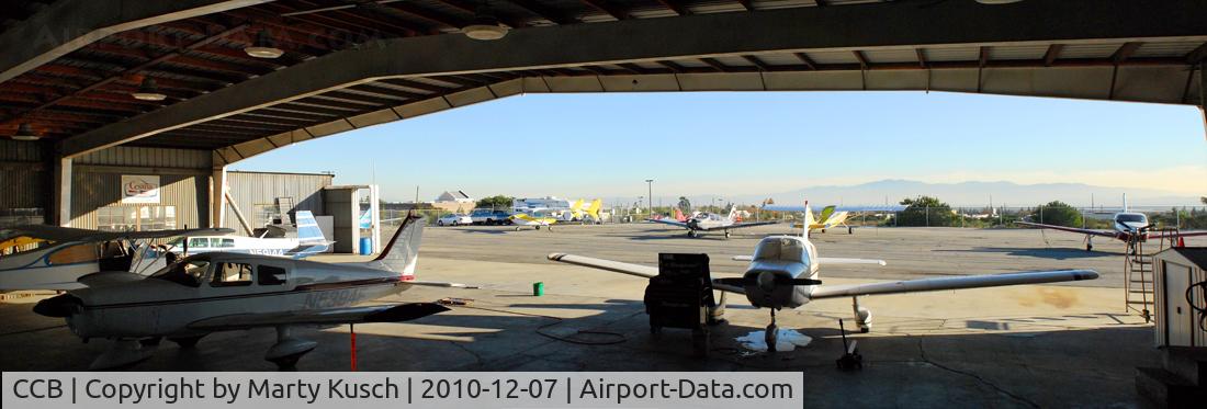 Cable Airport (CCB) - Foothill Aircraft from the inside out.