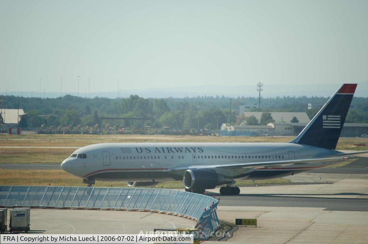 Frankfurt International Airport, Frankfurt am Main Germany (FRA) - US Airways B767 arriving in Frankfurt