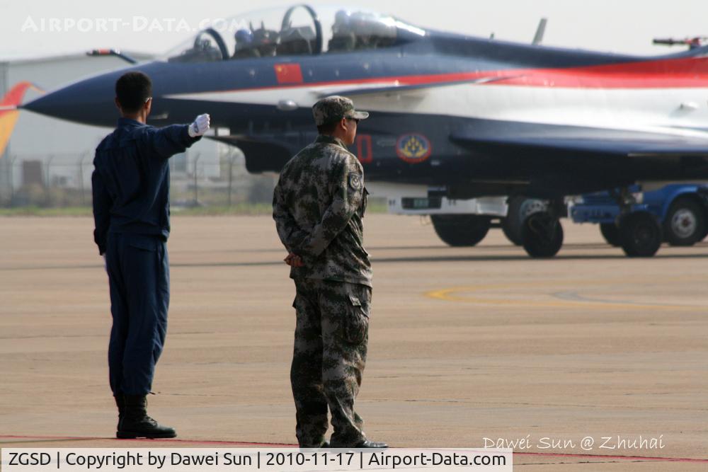 Zhuhai International Airport, Zhuhai, Guangdong China (ZGSD) - J-10