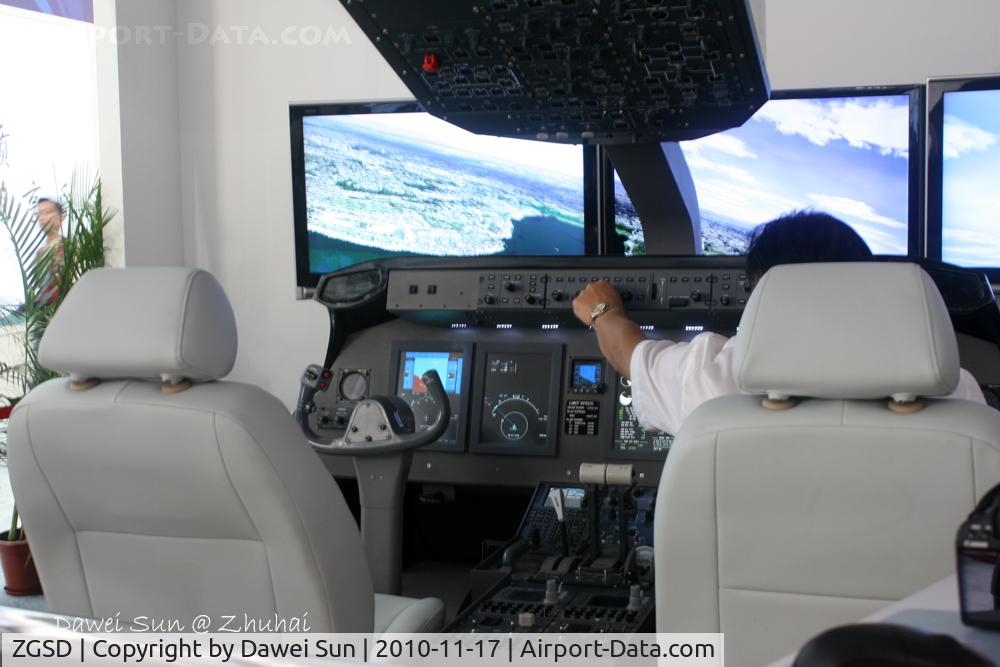 Zhuhai International Airport, Zhuhai, Guangdong China (ZGSD) - arj21 FTD @ Zhuhai Airshow
