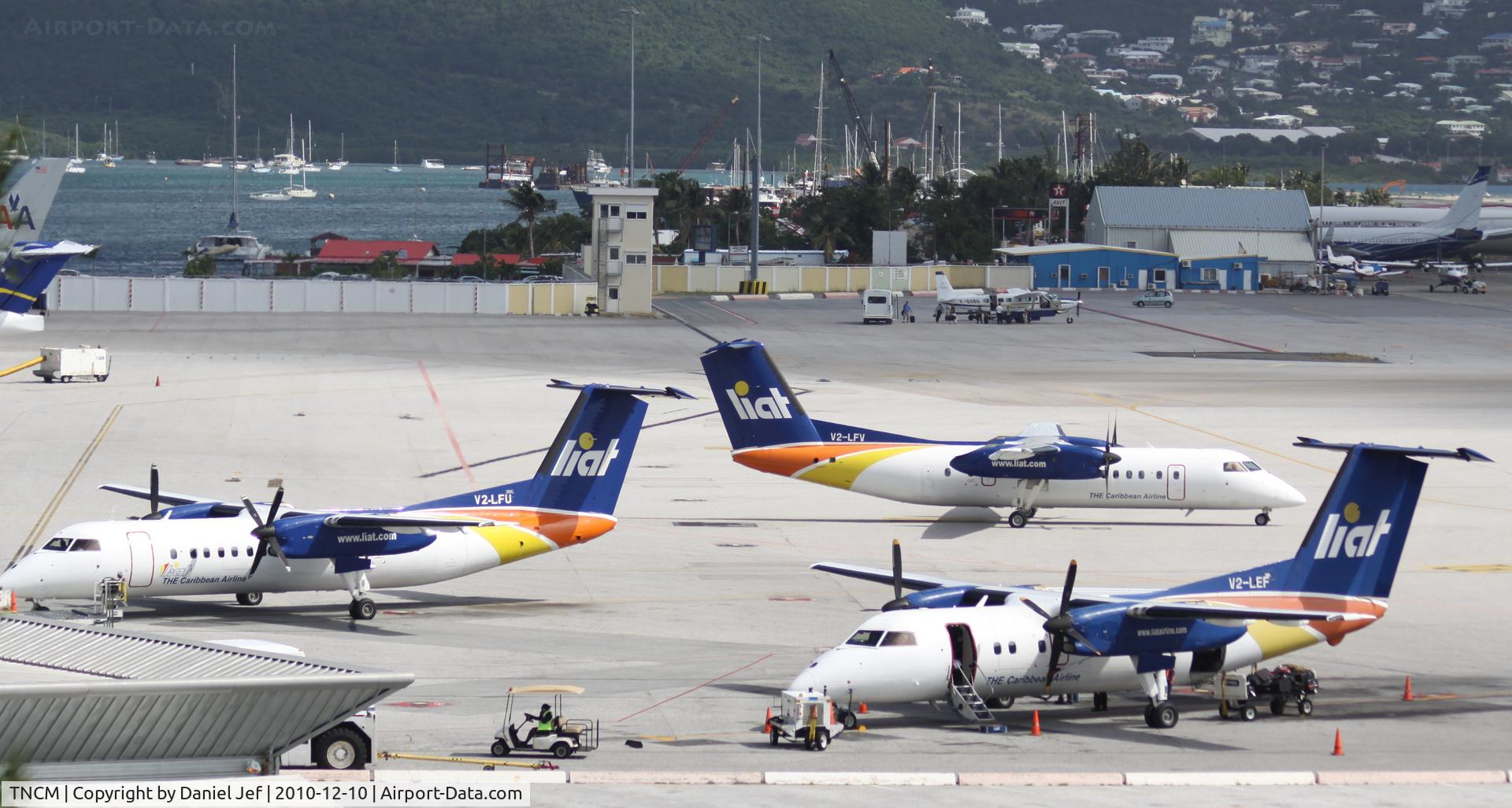 Princess Juliana International Airport, Philipsburg, Sint Maarten Netherlands Antilles (TNCM) - Some LIAT action at TNCM