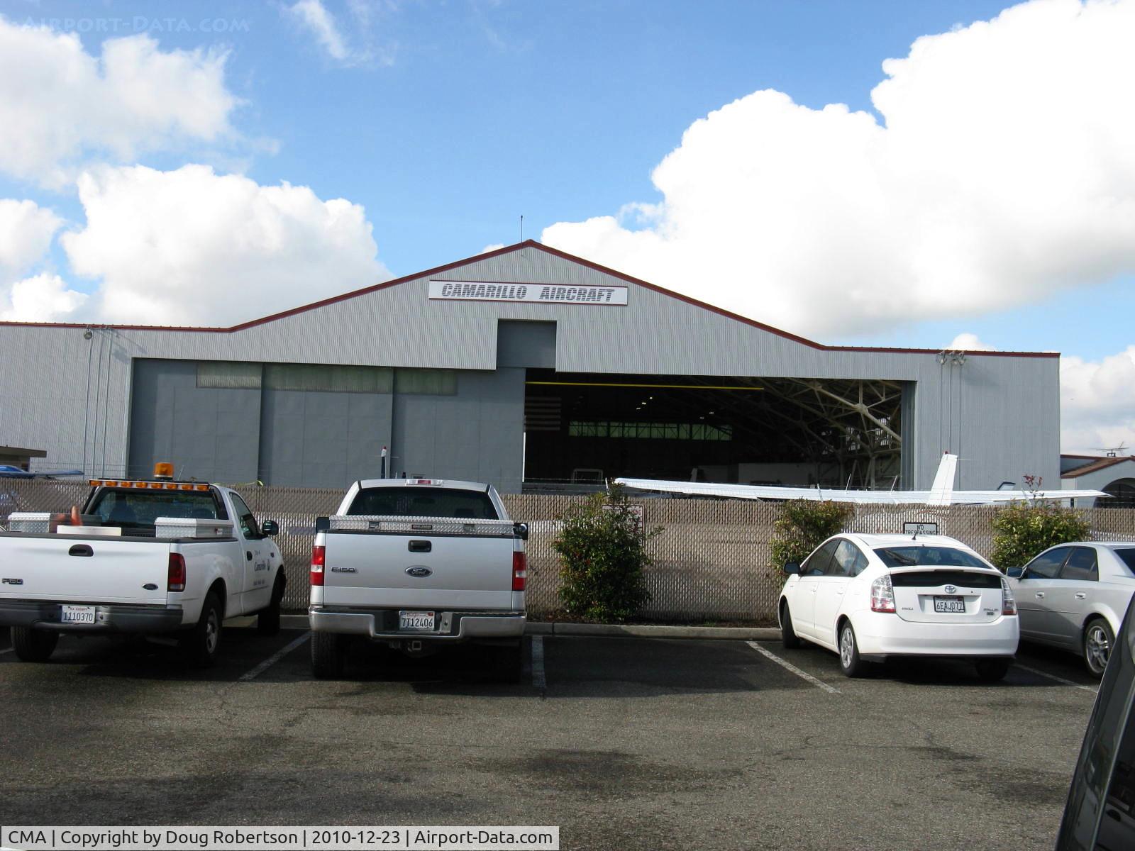 Camarillo Airport (CMA) - Camarillo Aircraft Hangar, East end. West end shared by Ventura County Sheriff's Helicopter Unit 