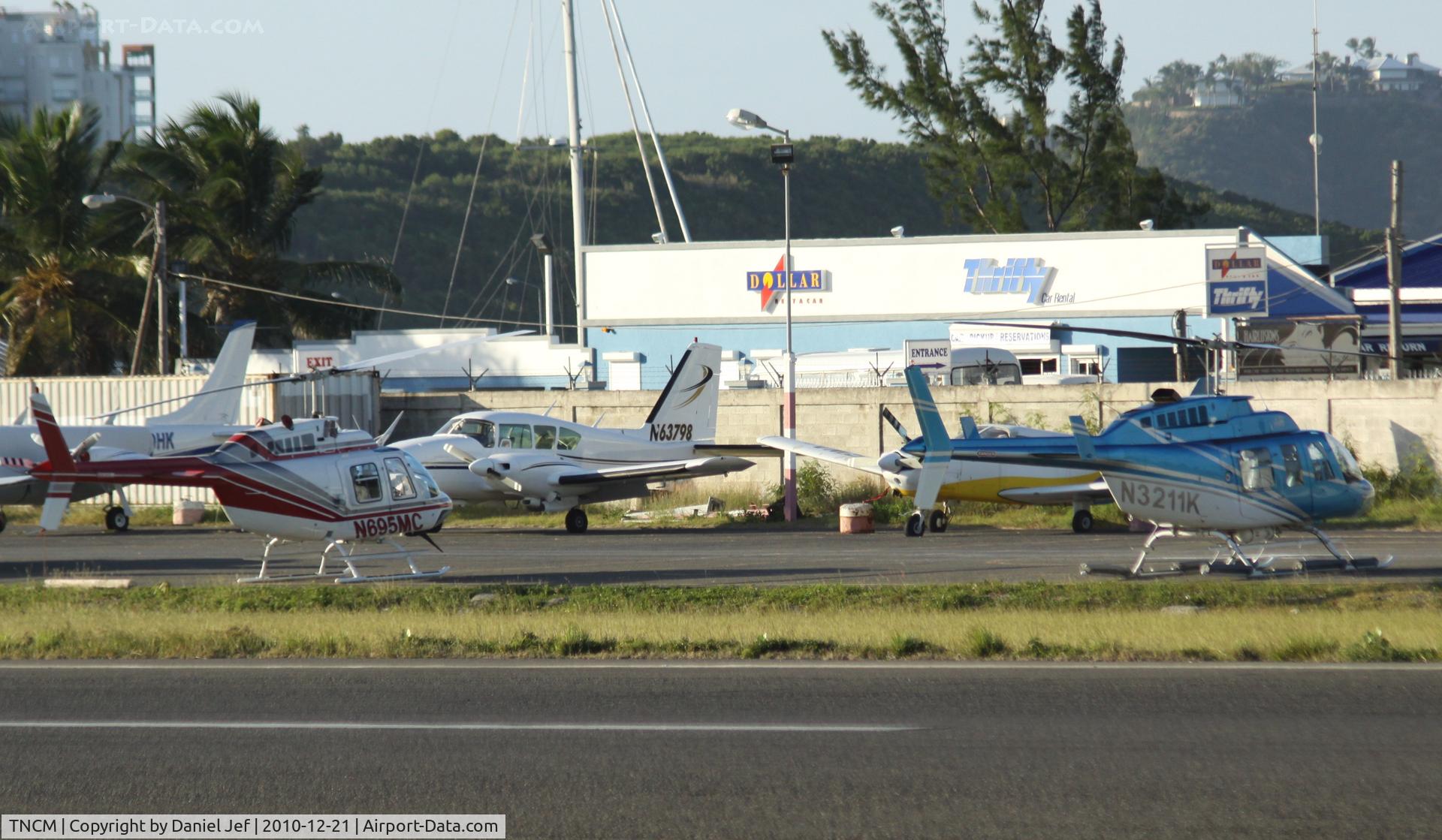 Princess Juliana International Airport, Philipsburg, Sint Maarten Netherlands Antilles (TNCM) - Hellipad at TNCM
