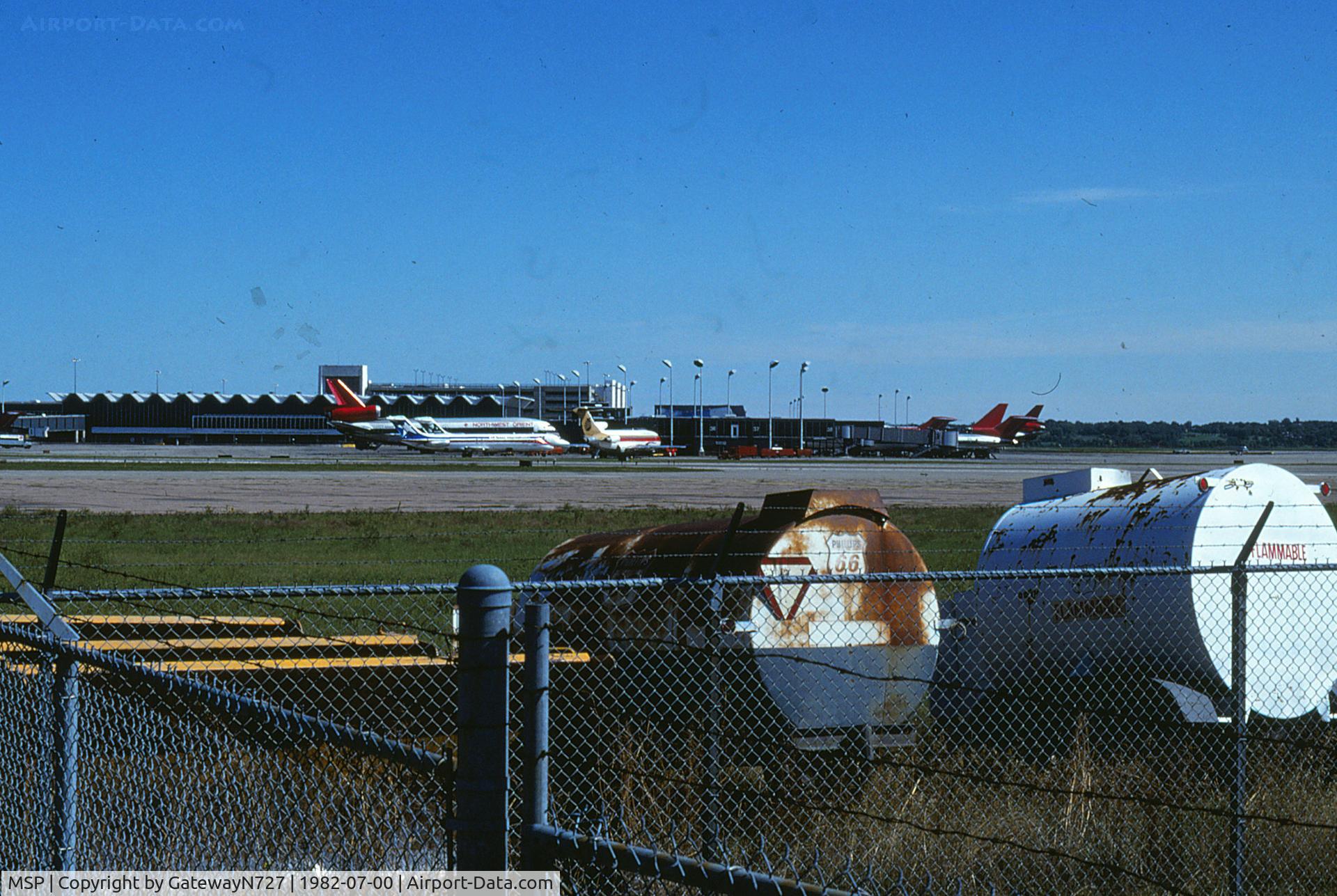 Minneapolis-st Paul Intl/wold-chamberlain Airport (MSP) - Note the Texas Int'l. DC-9 at the terminal. The closing scene, which includes a BNF BAC111, of the 1970 movie 