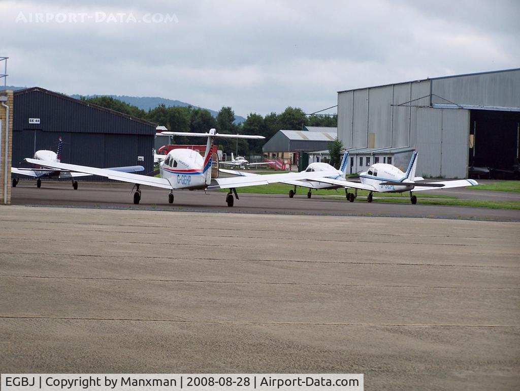 Gloucestershire Airport, Staverton, England United Kingdom (EGBJ) - One of the GA Ramps at GLO