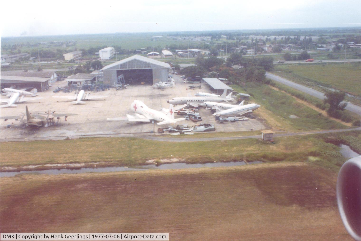 Don Muang International Airport (Old Bangkok International Airport), Bangkok Thailand (DMK) - Don Muang Airport , Bangkok , 1977Old airport code : BKK