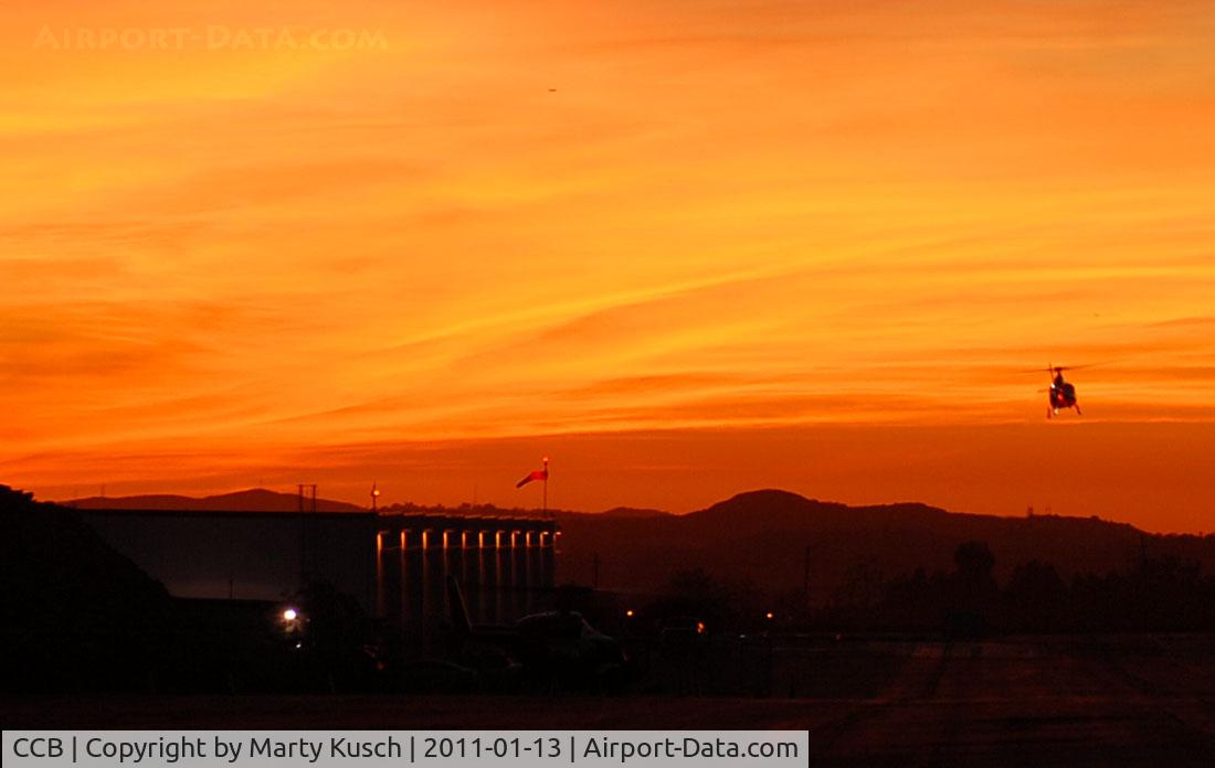 Cable Airport (CCB) - Sunset 