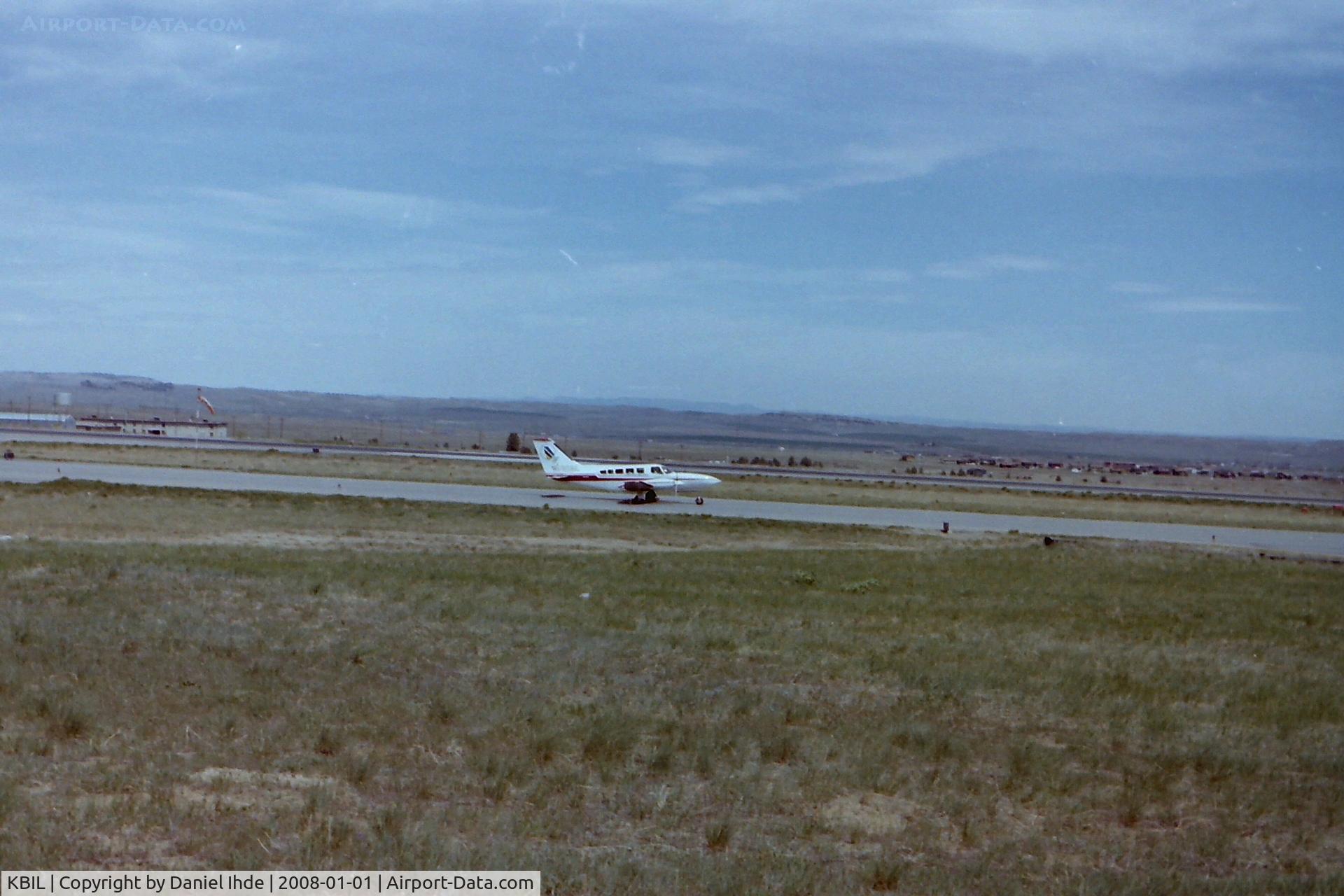 Billings Logan International Airport (BIL) - This is an early early photo of a Big Sky Airlines aircraft departing KBIL in June of 1981.  I believe Big Sky Airlines only began operations a few years prior to this at the most.