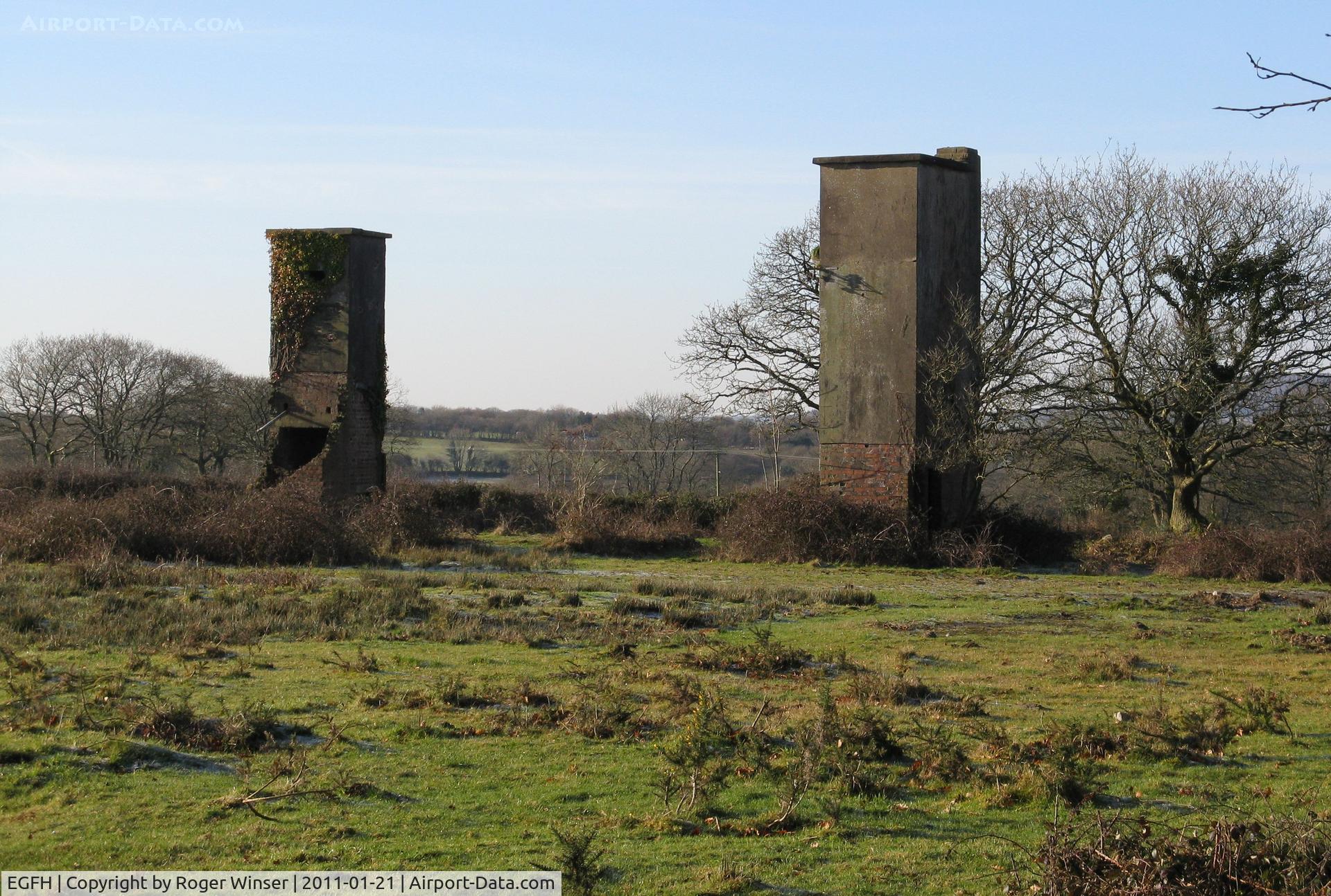 Swansea Airport, Swansea, Wales United Kingdom (EGFH) - Remains of 1940's Officers Mess situated on the former RAF Fairwood Common airfield Dispersed Site No 9 near the airport.