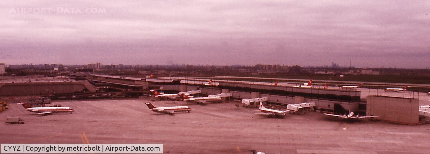 Toronto Pearson International Airport (Toronto/Lester B. Pearson International Airport, Pearson Airport), Toronto, Ontario Canada (CYYZ) - Terminal Two in 1977