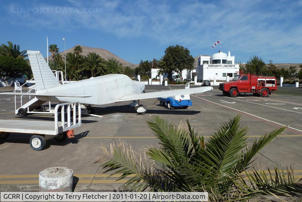 Arrecife Airport (Lanzarote Airport), Arrecife Spain (GCRR) - The former EC-BND outside the Lanzarote Aviation Museum - in the grounds of the current Airport